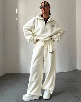 Женский костюм oversize / Белый 42-48 / BASED 0227660