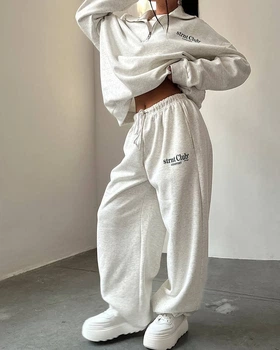 Женский костюм oversize / Серый 42-48 / BASED 0227661