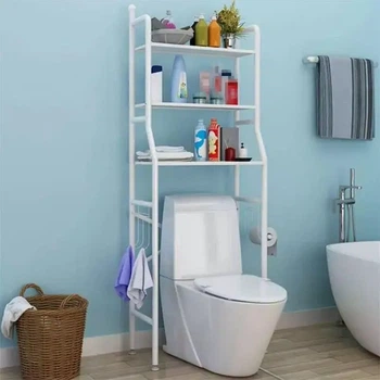 Полка-стеллаж напольный над стиральной машиной 90*27*7 см WL 1834/TW 106