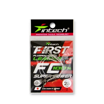 Поводок Intech FC First Leader флюорокарбоновый 25 см (2 шт.), 0,60 мм, 12,00 кг(FS_BAD4320B9BC4)