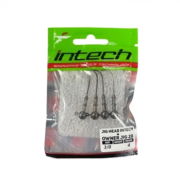 Джиг-головка Intech + Owner Jig 28 No3/0, 7,0 г (4 шт.)(FS_CF35B6093BEA)