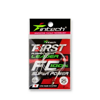 Поводок Intech FC First Leader 25 см (2 шт.), 0,55 мм, 10,00 кг(FS_8284E9840655)