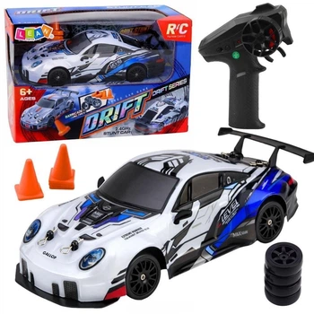 Auto do driftu zdalnie sterowane Leantoys 1:24 Niebieskie 29107 (5905991091035)