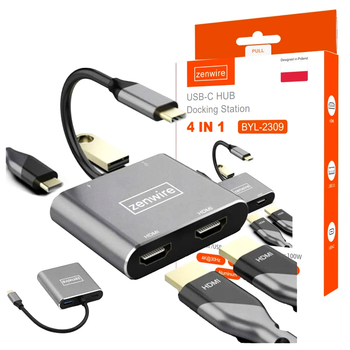 Stacja dokująca Zenwire USB-C HUB Docking Station (5904507520571)