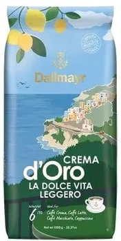 Кава в зернах Dallmayr Crema d`Oro La Dolce Vita Leggero 1 кг