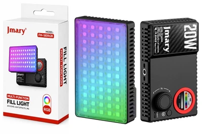 Видео/Фото-свет JMARY FM-180RGB 3300 мАч 1800-9000К 20W