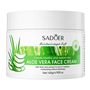 Крем для лица из алоэ вера Sadoer Aloe Vera face Cream, 140г (6842349738494)