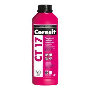 Грунтовка Ceresit CT 17 глибокопроникаюча 2 л