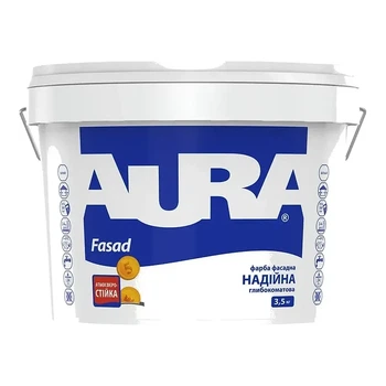 Акрилова фасадна фарба матова AURA Fasad 3.5 кг