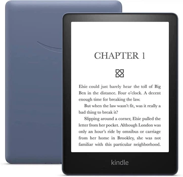 Електронна книга Amazon Kindle Paperwhite 11th Gen 16GB Denim 6.8"-HD екран з регулюванням теплого світла (Sertified refurbished)