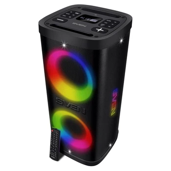 Акустическая система SVEN PS-950, 160 Вт, Bluetooth, подсветка, караоке, FM-радио, Black