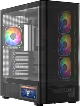 Корпус Modecom Volcano AQ400 ARGB Black (MC-A-AQ400-4FA-B)