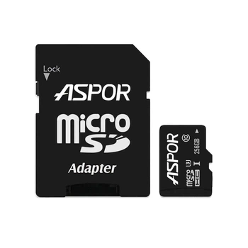 Карта пам`яті Aspor MicroSDXC 256GB UHS-III (Class 10) + SD adapter