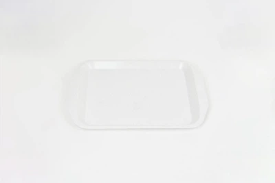 Таця 36x25,5 см Білий мармур