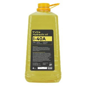 Масло індустріальне VIRA И-40А ПЕТ 4 л