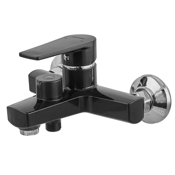 Змішувач для ванни PLAMIX OSCAR-009 EURO BLACK (без шланга та лійки) (Колір чорний) (PM0642)