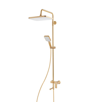 Душова колона зі змішувачем HAIBA KUBUS 009-J BRUSHED GOLD (Колір матове золото) (HB9627)