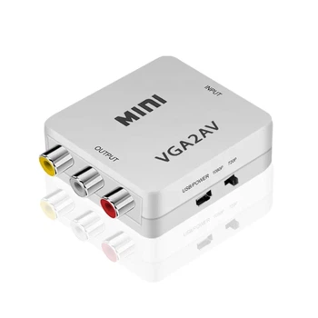 Адаптер VGA на AV (RCA) для ТВ Stone переходник (ST-SC008)
