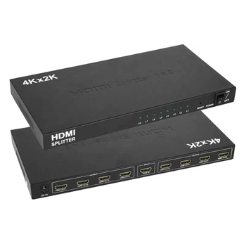 Сплитер видеосигнала Stone 1x8 HDMI 4K дублирует сигнал на 8 выходов 1 шт. сплиттер (ST-SS033)