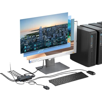 KVM-переключатель MT-Viki MT-KH4L 4-портовый HDMI 4K @ 60 Гц