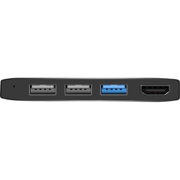 Док-станція Isky для Microsoft Surface Pro 5/6, USB-конвертер, HDMI-док-станція, відеохаб, перехідник для ноутбука HD.