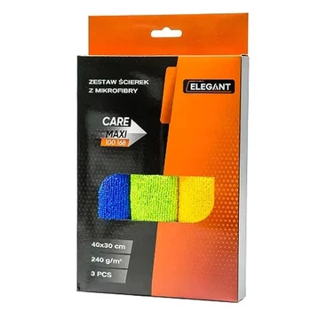 Набор салфеток Elegant Maxi микрофибра 40 см х 30 см 3 шт (EL 100168)