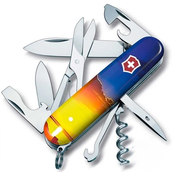 Нож Victorinox Climber Ukraine Gloss Blue/Yellow (1049-Vx13703.7_T3220pw)