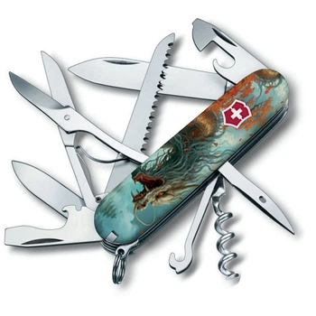 Нож Victorinox Huntsman Zodiac Дракон Deep Teal (1049-Vx13713.7_Z3230p)