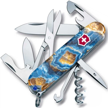 Нож Victorinox Climber Design Gloss Blue/Beige (1049-Vx13703.3_R2030pk)
