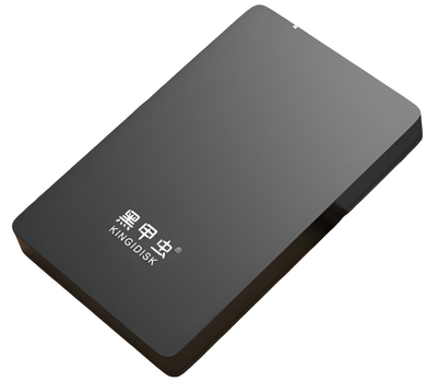 Диск жесткий Heijiachong KINGIDISK H100 1ТБ USB3.0, 2.5", шифрование, черный