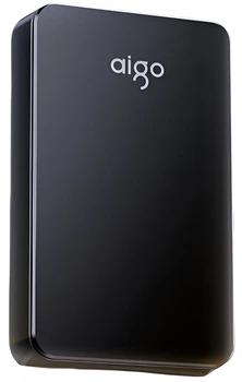 Портативный жесткий диск Aigo, 500 ГБ, USB 3.0, HD809, черный, 2,5-дюймовый механический жесткий диск, совместим с Mac, внешний высокоскоростной привод, портативный для бизнеса.