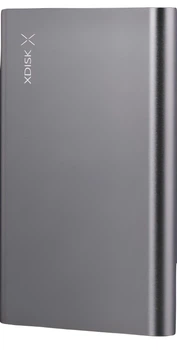 Портативный жесткий диск Xiaopan (XDISK) 500 ГБ USB 3.0, металлический корпус, серия X, 2,5 дюйма, цвет «космический серый», ультратонкий, высокоскоростной, портативный, стильный, для резервного копирования данных, стабильный и долговечный.