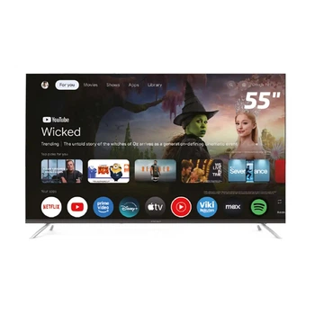 Телевізор 55, google TV 5.0 Grunhelm Q55U701-GTV5V SMART TV, T2, QLED, UHD, голосове керування
