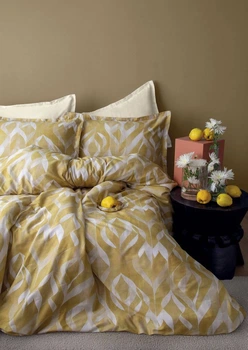 Комплект постільної білизни Issimo Home 120116005 Євро Тенсел жовтий 4 (шт.)