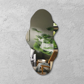 Зеркало настенное Manzana Wavy Mirror 160х80см