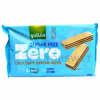 Вафлі Gullon Diet Nature з шоколадом без цукру 180 г (0602)