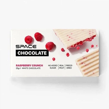 Белый шоколад Space Bite Space Chocolate Raspberry Crunch 25g малина