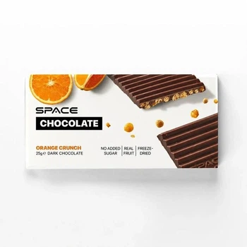 Шоколад Space Bite Space Chocolate Orange Crunch 25g апельсин