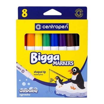Фломастеры Centropen Bigga, 8 шт (7650/08)