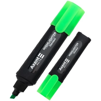Маркер Axent Highlighter Standard D2505, 1-5 мм клиноп. зеленый (D2505-04)