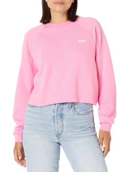 Свитшот на флисе женский Levi`s 773710721 2XL Розовый (1161499704)