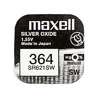 Батарейка Maxell SR621SW 364 AG1, 1 шт на блістері