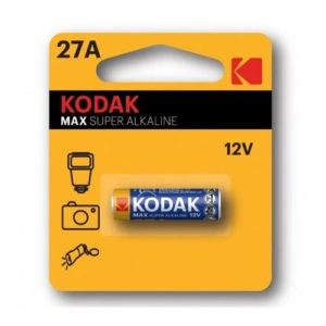 Батарейка Kodak A27 (27A/MN27), алкалінова, 12 В, 1 шт