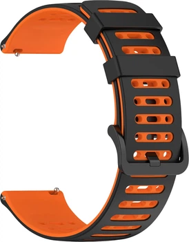 Силиконовый Ремешок DuoLine (22 мм) Black Orange (45204-54)