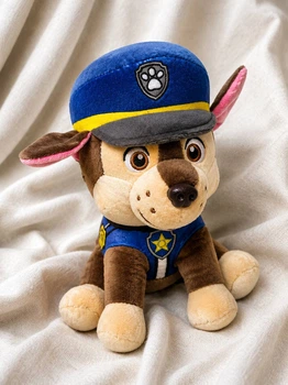 М'яка іграшка "Щенячий патруль" — Цуценя Гонщик (Chase Paw Patrol), 23 см
