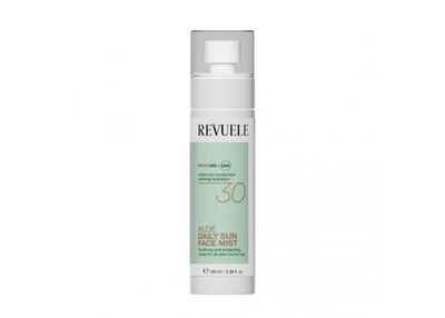 Щоденний сонцезахисний спрей для обличчя з алое вера SPF 30 100мл Revuele