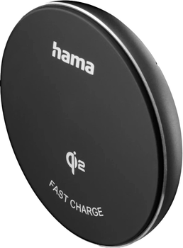 Bezprzewodowa stacja ładowania Hama 00201735 Qi2 Desk Charger 15W Czarna (00201735)