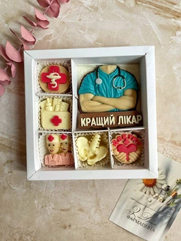 Подарочный набор «Лучший врач» из бельгийского шоколада