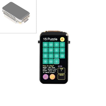 Плата разработчика ESP32-C6 с 1.47" IPS-дисплеем (Wi-Fi 6, Bluetooth 5, RISC-V, Type-C, TF-слот, RGB, запаянные гребинки)
