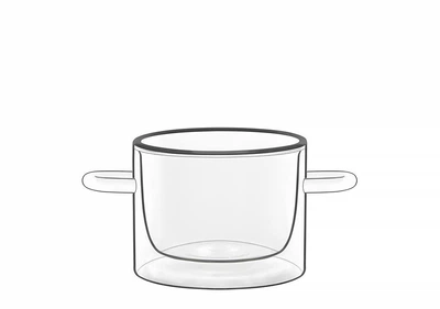 Кокотница с двойным дном LUIGI BORMIOLI Thermic Glass A11637G4102AA01 (120мл)